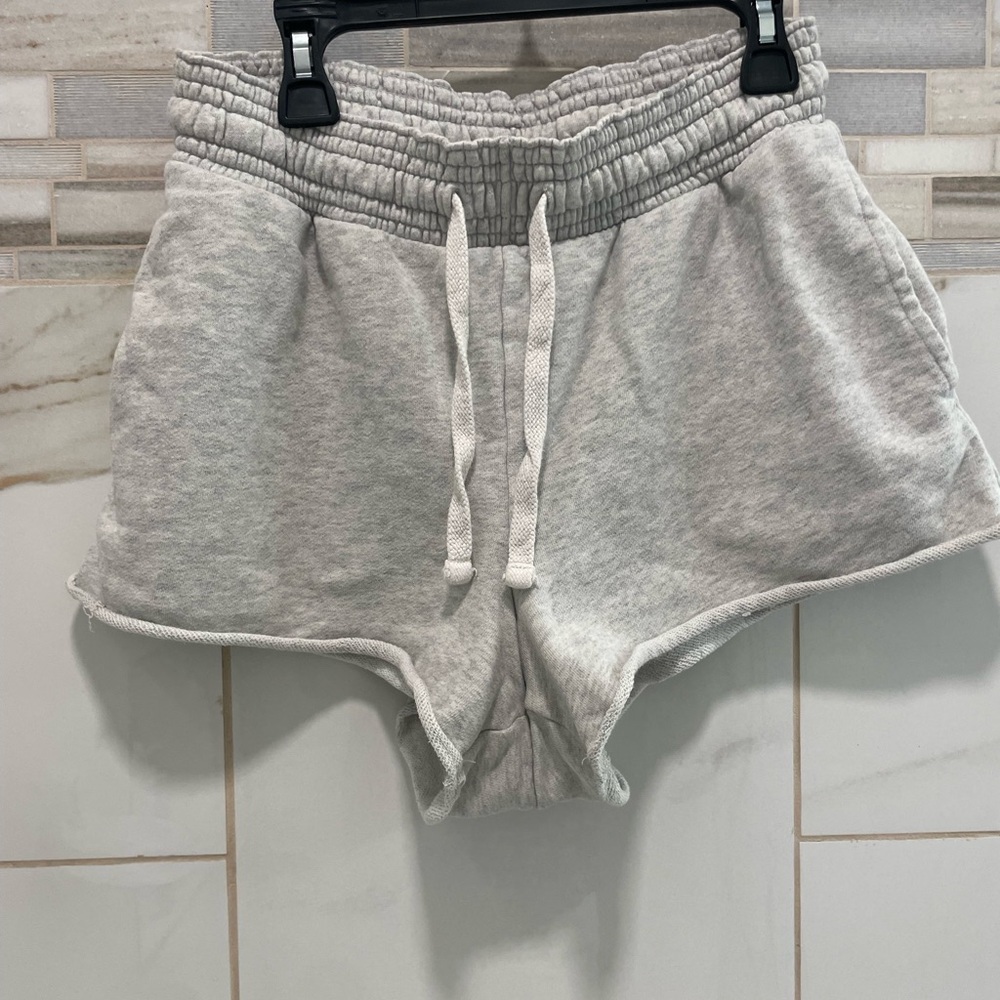 American eagle Gray Casual short Shorts XS drawstring + pockets - Picture 3 of 7